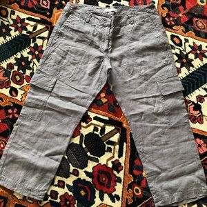 Eileen Fisher Size 6 Linen crops!